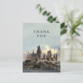 Carte Postale Harry Potter Hogwarts Château Merci (Debout devant)