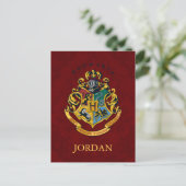 Carte Postale Harry Potter | Hogwarts Crest - Full (Debout devant)