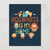 CARTE POSTALE HARRY POTTER™ | HOGWARTS™ EST MA MAISON (Devant)