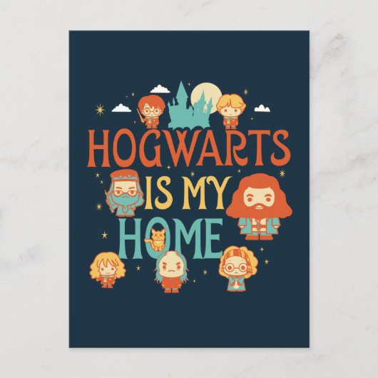CARTE POSTALE HARRY POTTER™ | HOGWARTS™ EST MA MAISON (Devant)