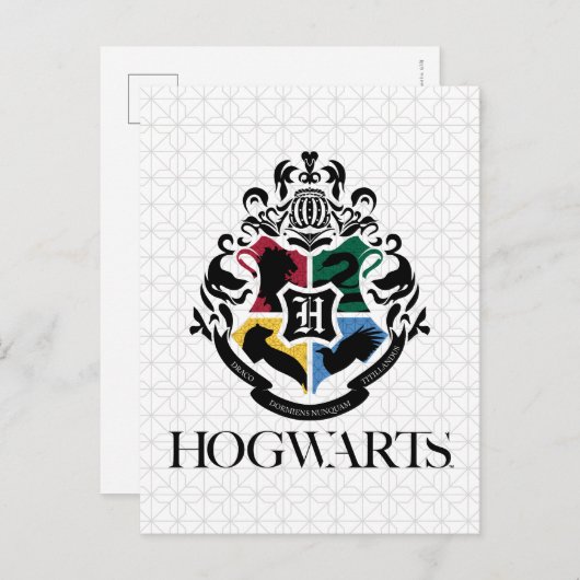 Carte Postale Harry Potter | HOGWARTS™ Pride School Crest (Devant / Derrière)