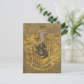 Carte Postale Harry Potter | Hufflepuff Crest Spray Paint (Debout devant)