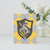 Carte Postale Harry Potter | Hufflepuff House Pride Crest (Debout devant)