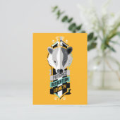 Carte Postale Harry Potter| HUFFLEPUFF™ House Traits Sigil (Debout devant)