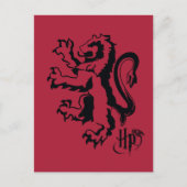 Carte Postale Harry Potter | Icône Lion Gryffindor (Devant)