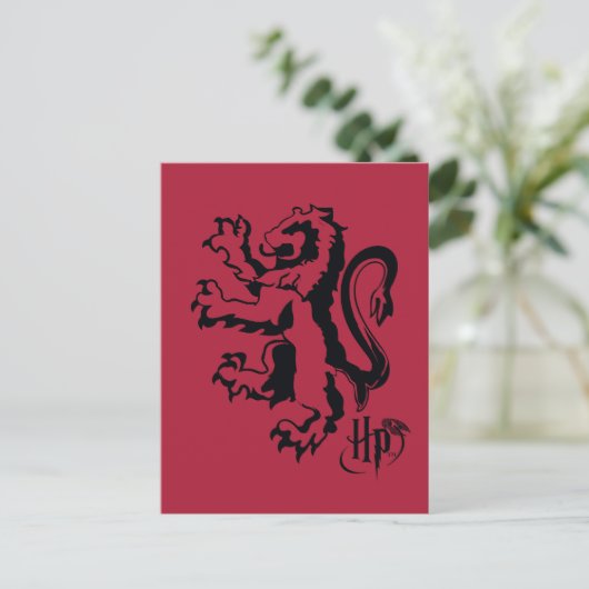 Carte Postale Harry Potter | Icône Lion Gryffindor (Debout devant)