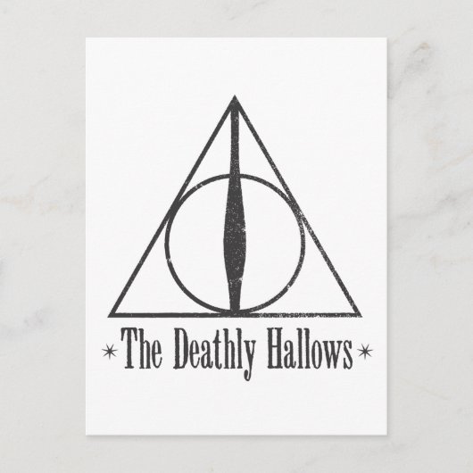 Carte Postale Harry Potter| L'Emblème de la mort (Devant)