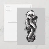 Carte Postale Harry Potter | Marque des Ténèbres Aquarelle (Devant / Derrière)