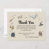 Carte Postale Harry Potter | MERCI BABY SHOWER (Devant / Derrière)