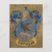 Carte Postale Harry Potter | Peinture Ravenclaw rustique (Devant)