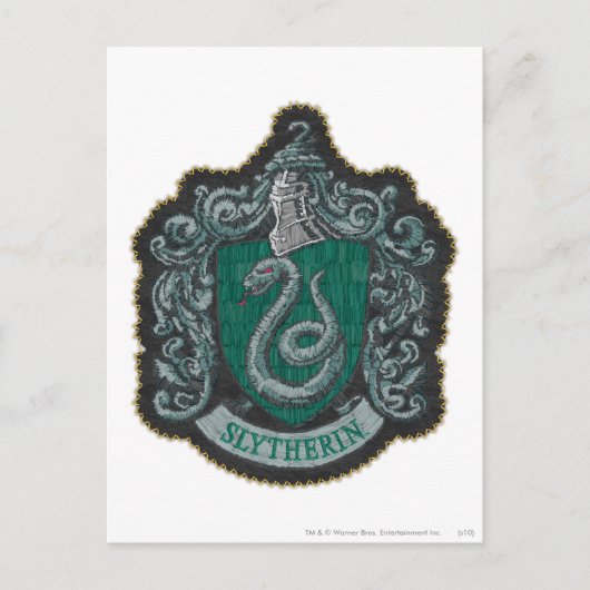 Carte Postale Harry Potter | Retro Mighty Slytherin Crest (Devant)