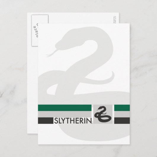 Carte Postale Harry Potter | Slytherin (Devant / Derrière)