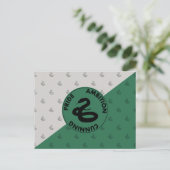 Carte Postale Harry Potter | SLYTHERIN™ Caractéristiques graphiq (Debout devant)