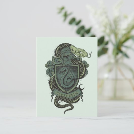 Carte Postale Harry Potter | Slytherin Crest (Debout devant)