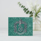 Carte Postale Harry Potter | Slytherin Crest Green (Debout devant)