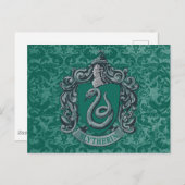 Carte Postale Harry Potter | Slytherin Crest Green (Devant / Derrière)