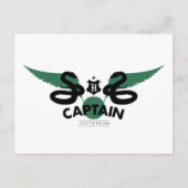 Carte Postale Harry Potter | SLYTHERIN™ House Quidditch Capitain (Devant)