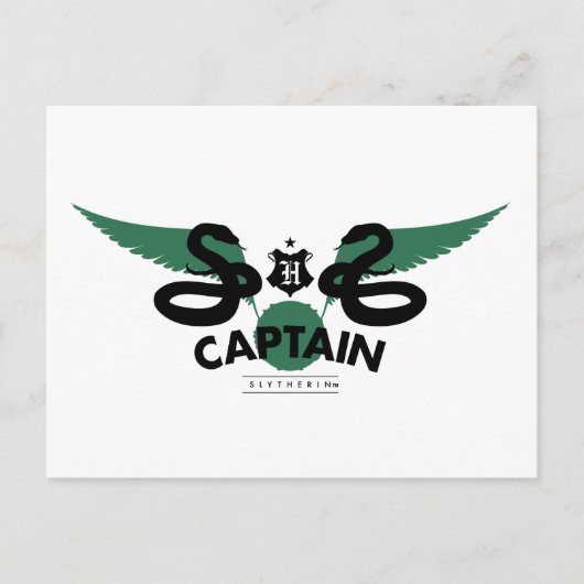 Carte Postale Harry Potter | SLYTHERIN™ House Quidditch Capitain (Devant)