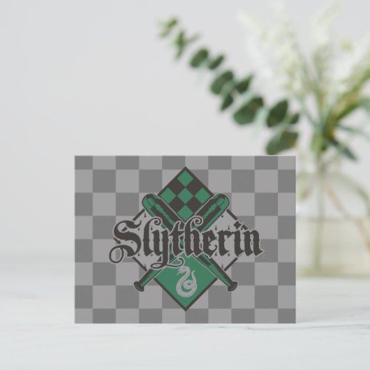 Carte Postale Harry Potter | Slytherin QUIDDITCH™ Crest (Debout devant)