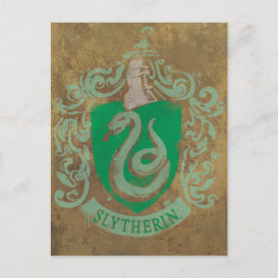 Carte Postale Harry Potter   Slytherin vintage