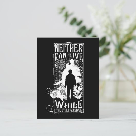 Carte Postale Harry Potter Spell | Aucune ne peut vivre (Debout devant)