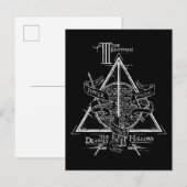 Carte Postale Harry Potter Spell | DEATHLY HALLOWS Graphic (Devant / Derrière)