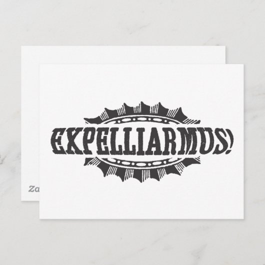 Carte Postale Harry Potter Spell | Expelliarmus ! (Devant / Derrière)