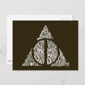 Carte Postale Harry Potter Spell | HAUTEUR DE MORT Typographie G (Devant / Derrière)