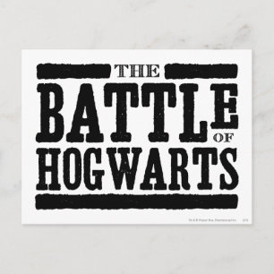 Carte Postale Harry Potter Spell  La Bataille de Hogwarts