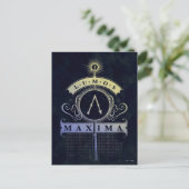 Carte Postale Harry Potter Spell| Lumos Maxima Graphisme (Debout devant)
