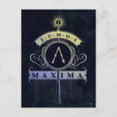 Carte Postale Harry Potter Spell| Lumos Maxima Graphisme (Devant)