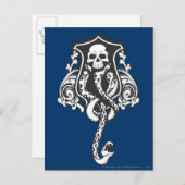 Carte Postale Harry Potter Spell | Marque foncée (Devant / Derrière)