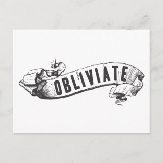 Carte Postale Harry Potter Spell | Oblivier