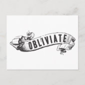 Carte Postale Harry Potter Spell | Oblivier (Devant)