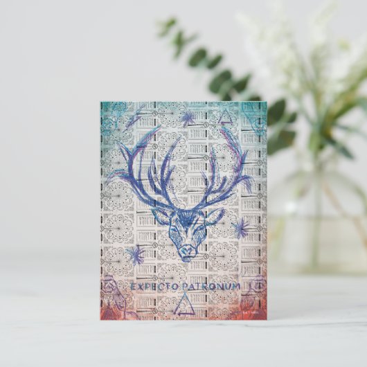 Carte Postale Harry Potter Spell | PATRONUM™Esquisse de stade (Debout devant)