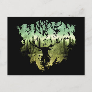 Carte Postale Harry Potter Spell   Stag Patronus