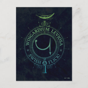Carte Postale Harry Potter Spell   Wingardium Leviosa Graphic