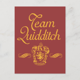Carte Postale Harry Potter | Team QUIDDITCH™