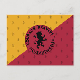 Carte Postale Harry Potter   Traits de la maison GRYFFINDOR™ Gra