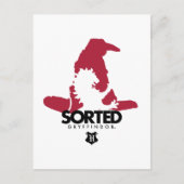 Carte Postale Harry Potter | Trié dans la maison GRYFFINDOR™ (Devant)