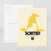 Carte Postale Harry Potter | Trié dans la maison HUFFLEPUFF™ (Devant / Derrière)