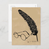 Carte Postale Harry Potter | Verres Et Qualité (Devant / Derrière)