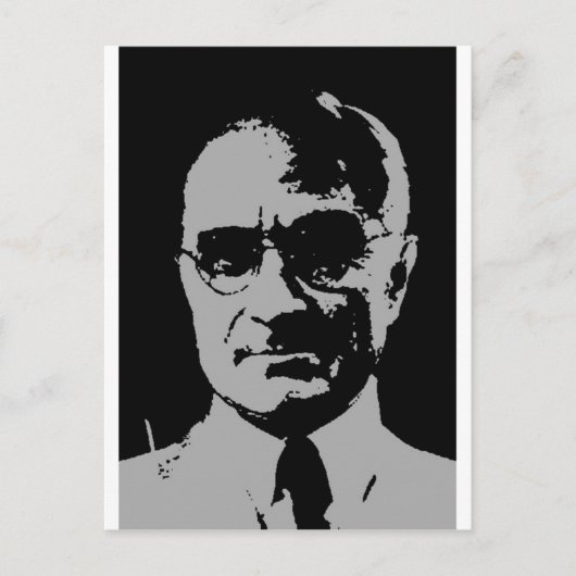 Carte Postale Harry S. Truman silhouette (Devant)