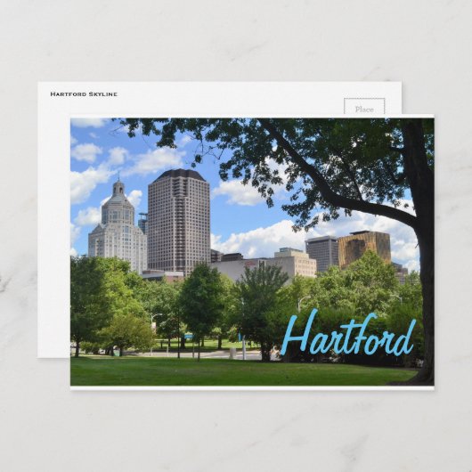 Carte postale Hartford (Devant / Derrière)