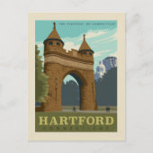 Carte Postale Hartford, CT (Devant)
