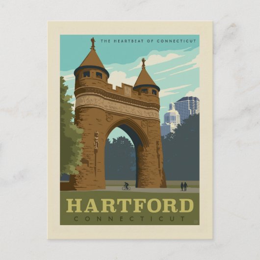 Carte Postale Hartford, CT (Devant)