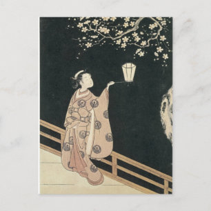Carte Postale Harunobu Plum Blossom 1760 Imprimés d'art