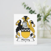 Carte Postale Harvey Family Crest (Debout devant)