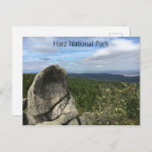 Carte postale Harz Allemagne (Devant / Derrière)