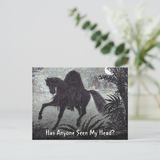 Carte Postale Has Anyone Lacs My Head (Debout devant)